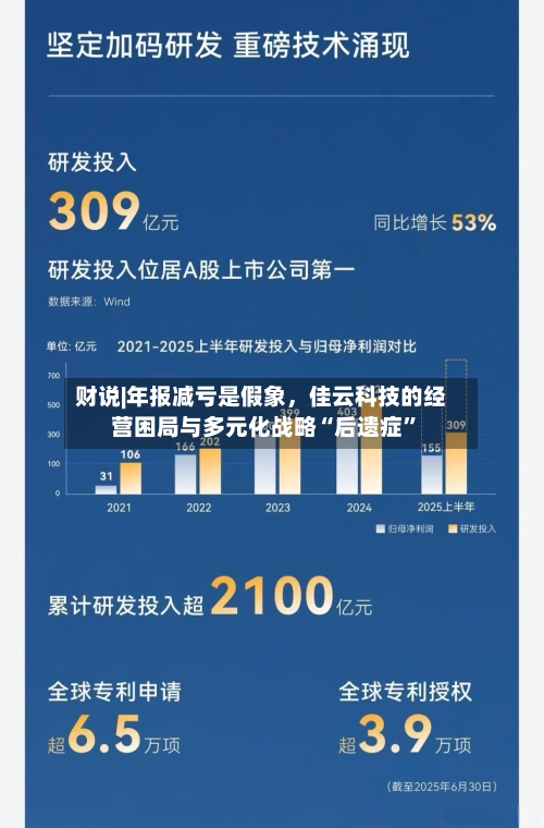 财说|年报减亏是假象	，佳云科技的经营困局与多元化战略“后遗症”-第3张图片