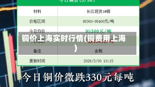 铜价上海实时行情(铜费用上海)
