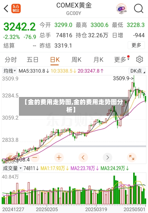 【金的费用走势图,金的费用走势图分析】
