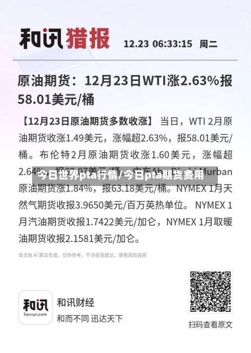 今日世界pta行情/今日pta期货费用-第2张图片