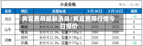 黄豆费用最新消息/黄豆费用行情今日报价-第3张图片