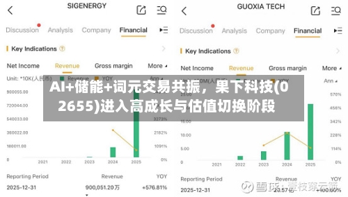 AI+储能+词元交易共振，果下科技(02655)进入高成长与估值切换阶段-第2张图片