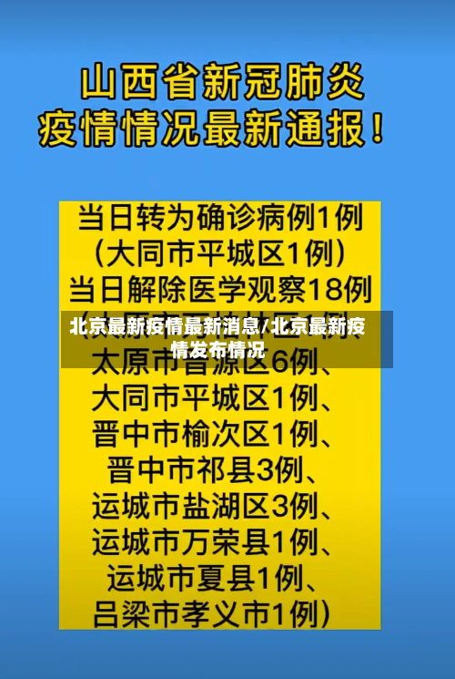 北京最新疫情最新消息/北京最新疫情发布情况-第2张图片