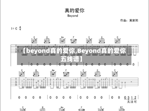 【beyond真的爱你,Beyond真的爱你五线谱】-第2张图片