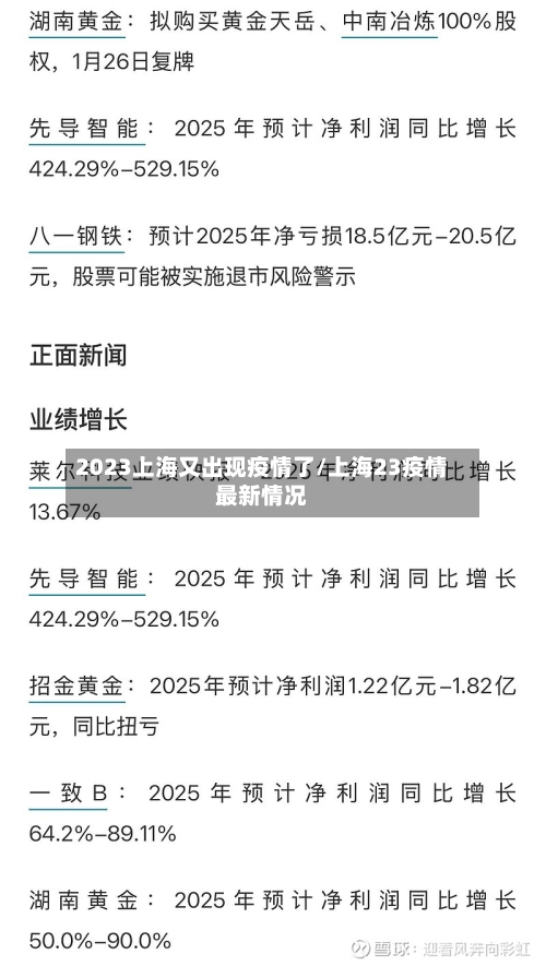 2023上海又出现疫情了/上海23疫情最新情况-第1张图片