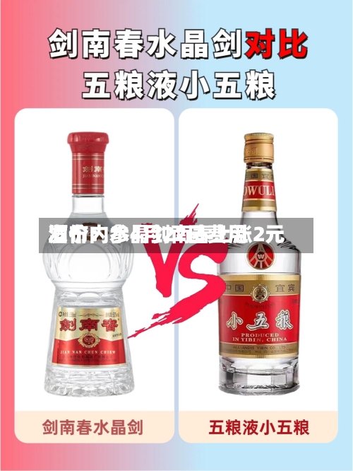 酒价内参4月22日费用发布：水晶剑南春上涨2元-第1张图片