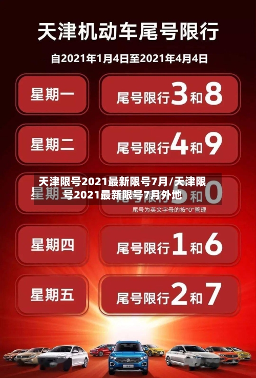 天津限号2021最新限号7月/天津限号2021最新限号7月外地-第1张图片