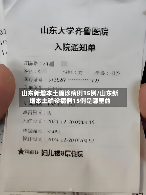 山东新增本土确诊病例15例/山东新增本土确诊病例15例是哪里的-第1张图片
