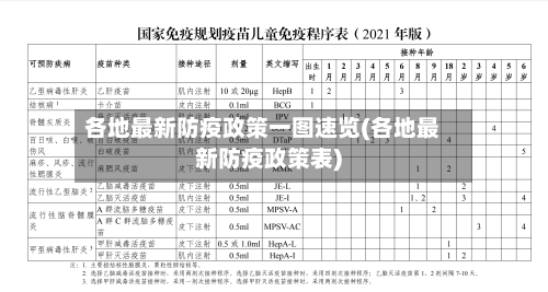 各地最新防疫政策一图速览(各地最新防疫政策表)-第1张图片