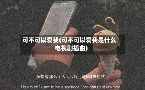 可不可以爱我(可不可以爱我是什么电视剧插曲)-第2张图片