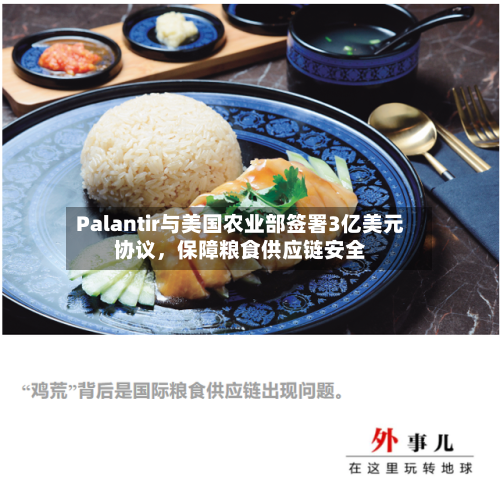 Palantir与美国农业部签署3亿美元协议	，保障粮食供应链安全-第2张图片
