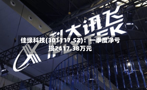 佳缘科技(301117.SZ)：一季度净亏损2417.38万元-第1张图片