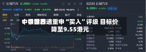 中银世界：中国联通重申“买入”评级 目标价降至9.55港元-第1张图片