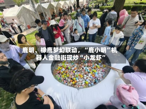 鹿明	、橡鹿梦幻联动，“鹿小明	”机器人金融街现炒“小龙虾”-第2张图片