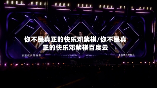 你不是真正的快乐邓紫棋/你不是真正的快乐邓紫棋百度云-第1张图片