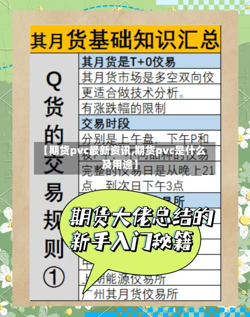 【期货pvc最新资讯,期货pvc是什么及用途】-第1张图片