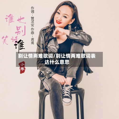 别让情两难歌词/别让情两难歌词表达什么意思-第2张图片