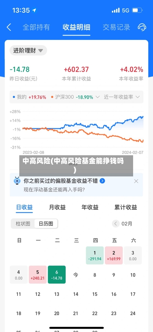 中高风险(中高风险基金能挣钱吗)-第2张图片